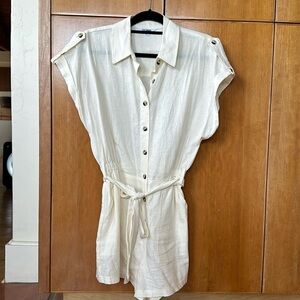 Steve Madden romper, size medium, ivory colored